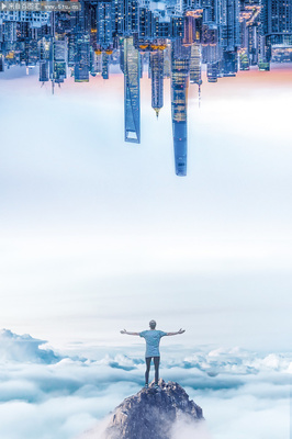 企業文化海報背景圖片下載